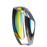 Kosta Boda Mirage Vase Blue Amber Small 7040704 - Eva Essentials